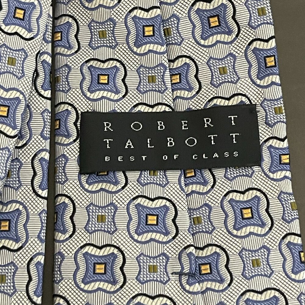 Robert Talbott Best Of Class Geometric Print Silk Necktie Set Of 2 - Picture 3 of 4